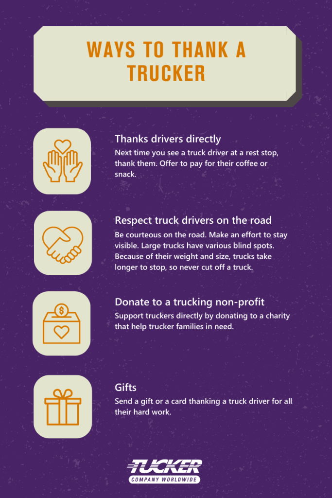 Ways to Thank a Trucker